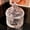 Transparency4, variant on Beautiful Contemporary Sage Clear,Ribbed Glass Lidded Decorative Jar by KUMHONW,2.76" L x 2.76" H