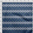 thumbnail image 4 of oneOone Cotton Poplin Dark Navy Blue Fabric Ikat Sewing Fabric By The Yard Printed Diy Clothing Sewing Supplies 42 Inch Wide, 4 of 4