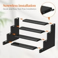 thumbnail image 4 of Lifewit 4 Tier Black Cologne Organizer 3-Pack, 9" Cologne Stand, Perfume Shelf and Organizer for Dresser, Vanity, Countertop, Bedroom, 4 of 8