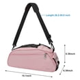 thumbnail image 6 of MOSISO Bike Pannier Bag & Rack Trunk with Shoulder Strap, Pink, 6 of 7