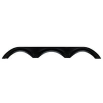 Icon 12886 Triple Axle Fender Skirt FS2886 for KZ - Black