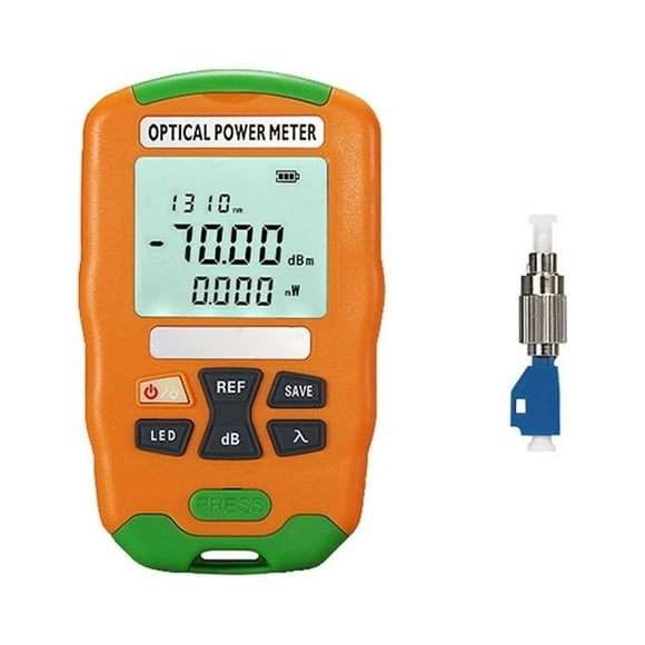 fastboy LC Adapter Optical Power Meter Mini Network Cable Tester 1Pc Battery Powered
