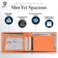 thumbnail image 6 of Bifold Slim Wallet with AirTag Holder 10 Credit Card Slots, 1 Transparent ID Window, 6 of 11