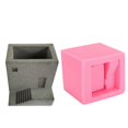thumbnail image 3 of Silicone Mold 3D House Villa Shape Cute for Cake / Concrete / Hand Made Soap Liquid, 3 of 4