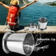 thumbnail image 5 of Taza de acero inoxidable de 150 ml, taza para beber de acero inoxidable, taza para acampar, llavero, copa de vino para viajes, Camping, supervivencia Fokelyi LKX-1414-2, 5 of 6
