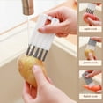 thumbnail image 4 of Inteprter Cepillo de limpieza de ranura de PP Cepillos de tapa de botella de frutas de cocina flexibles Suministros de limpieza para el hogar, 4 of 6