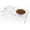 Medium: 5.5'' Height, 34 oz Glass Bowl, variant on Elevated Pet Bowl Stand Small: 3.75'' Height, 13.7 oz Glass Bowl, Raised Cat Dog Feeder