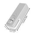 thumbnail image 3 of Mini Bag Sealer 2025 Upgrade Handheld Heat Vacuum Sealer 2 In 1 Bag Sealer And Cutter USB Rechargeable Mini Sealing Machine Heat Seal Tool For Plastic Bags Snack Bags, Gray, 3 of 4