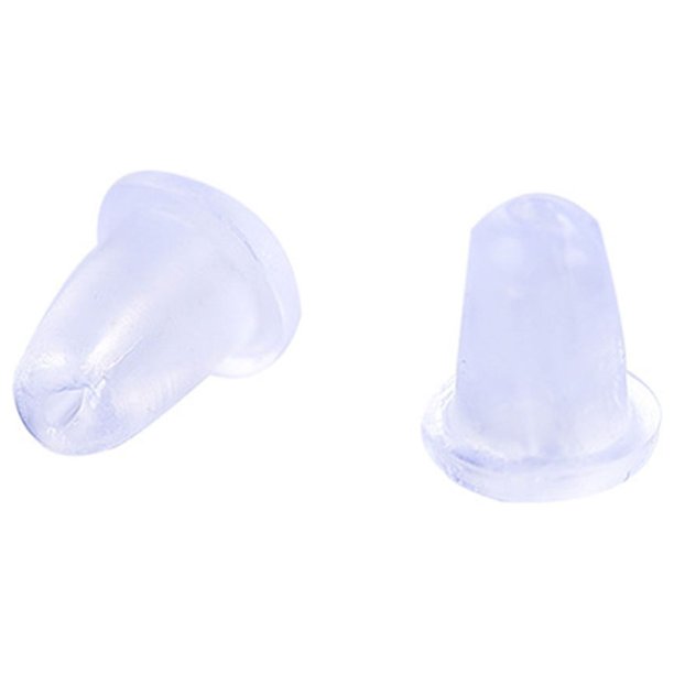 DIY Accessories Prevent Loss Transparent Silicone Earrings Accessories Ear Plugs