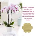 thumbnail image 3 of Advancent Soporte para maceta, maceta con fondo de madera, platillo, decoración del hogar, bandejas de adornos, placa de jardinera para ventana de Jardín y Patio Tipo20 Advancent HA061367-20B, 3 of 6