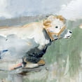 thumbnail image 2 of Robinson, Carol 26x26 White Modern Wood Framed Museum Art Print Titled - On Meadow Time I, 2 of 4
