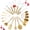 White & Gold, variant on Styled Settings Copper Stainless Steel Cooking Utensils Set