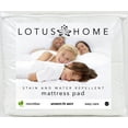 thumbnail image 1 of Lotus Home Stayclean Bacteria Reducing Microfiber Water and Stain Resistant Mattress Pad, 1 of 5