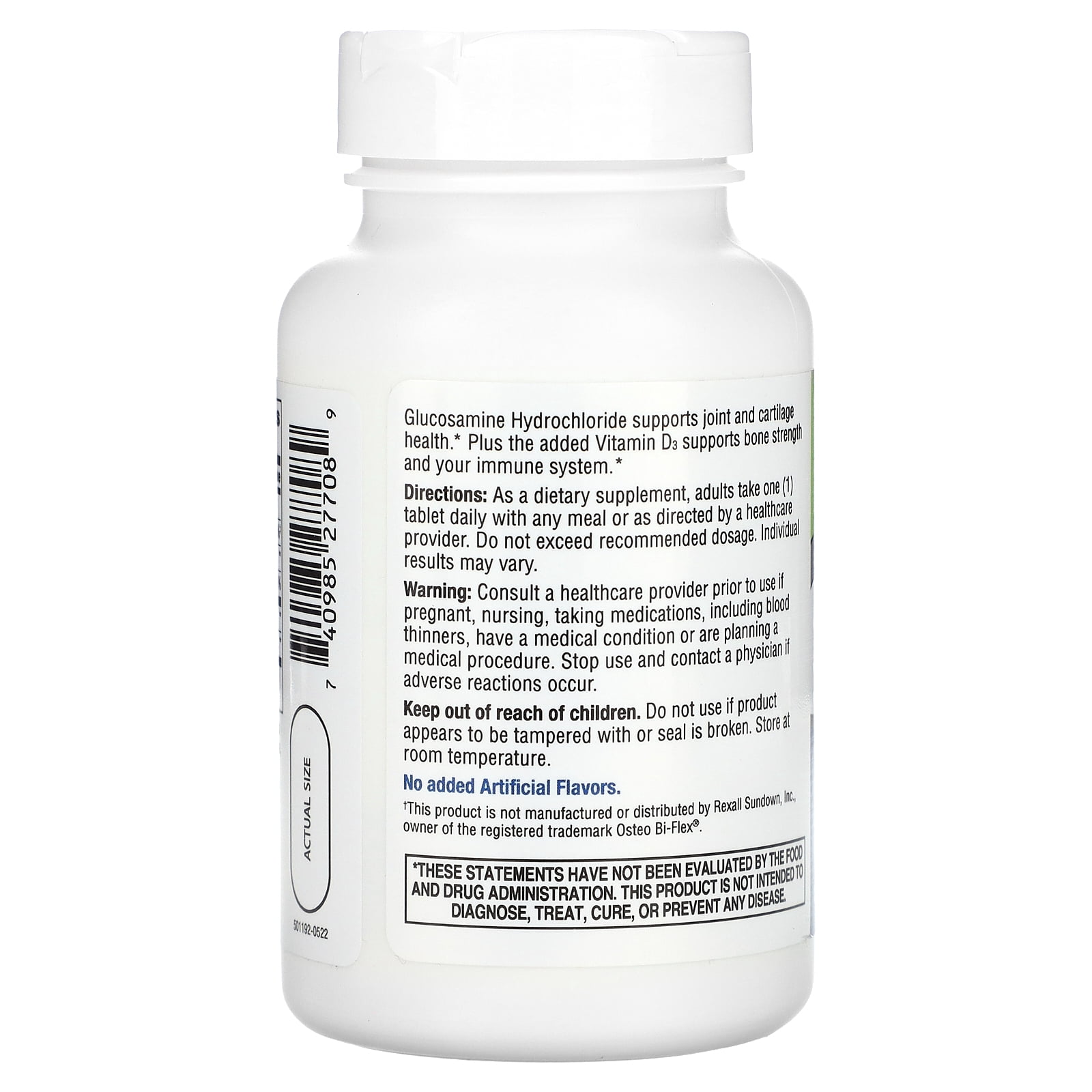 21st Century Glucosamine Daily Complex + Vitamin D3 Tablets, 60 Each