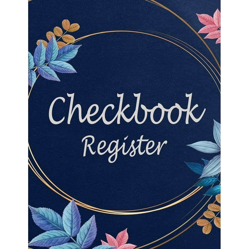 Checkbook Register Large Print, Simple Checkbook Register Check Register for Personal