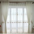 thumbnail image 1 of Rideau de Fenêtre Broderie Voile de Mode Rideau Transparent pour la Décoration Intérieure, 1 of 5