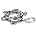 thumbnail image 1 of 1.1m Yoga Daisy Rope Yoga Swing Hammock Extension Strap Aerial Yoga Inversion Exercise Hammock Extension Strap Mountain Climbing High-altitude Working Rope, 1 of 8