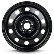 For 2013-2019 Ford Focus 17 Inch Painted Black Rim - OE Direct Replacement - Road Ready Car Wheel