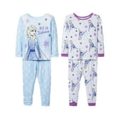 Toddler Girls' Into the Unknown Elsa Anna 4pc Frozen 2 Pajama Set (5t)