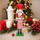 thumbnail image 5 of Cascanueces de madera de 36 cm, adorno navideño para escritorio, decoración del hogar, accesorios para fotos. Cocinero, 5 of 6