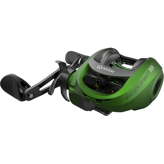 Quantum ATDG100HPT.BX2 Accurist Baitcast Reel, Green Sun, 1 pc Alum