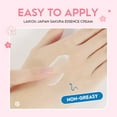 thumbnail image 7 of Sakura Essence Cream Facial Moisturizer, Daily Hydrating Repair Face Cream with Niacinamide and Sodium Hyaluronate for All Skin Types, Face and Neck Cream to Smooth Skin, 7 of 7