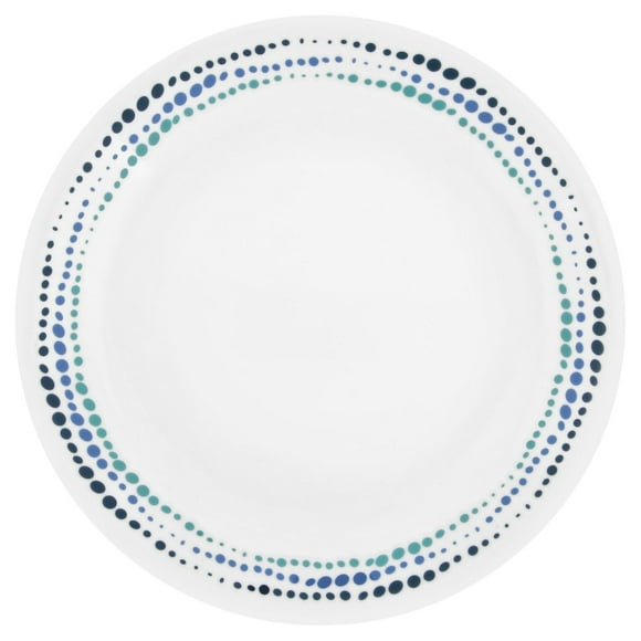 Corelle Livingware Ocean Blues - Plato de almuerzo de 8,5 pulgadas (juego de 4)