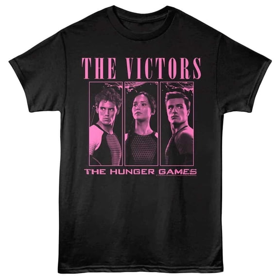Hunger Games the Victors Men's T Shirt (Black, AdultS)
