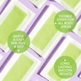 thumbnail image 3 of Tiras de cera para depilación Nad's Body Women con 4 toallitas de aceite, 24 unidades, 3 of 9