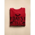 thumbnail image 3 of Days Till Halloween Sweatshirt Men -Image by Shutterstock, Male 4X-Large, 3 of 4