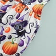 thumbnail image 2 of Wangsaura Halloween Sleeveless Jumpsuit, Pumpkin Print Romper, 2 of 7