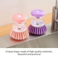 thumbnail image 6 of Fmxomd Good Grips Soap Dispensing Palm Brush Dish Brush with Soap Dispenser for Dishes Pot Pan Kitchen Sink Scrubbing - Green 2pcs Dish Brush, 6 of 8