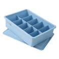 thumbnail image 2 of Organizador de armario Soledad Caja de almacenamiento de Calcetines de ropa interior 10 rejillas Azul, 2 of 7