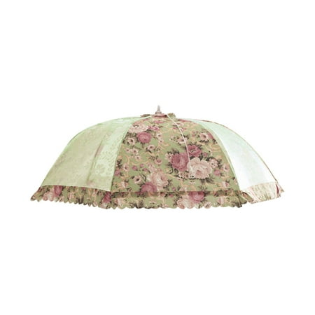 

Pantry Organization and Storage Kitchen Food Umbrella Cover Picnic Barbecue Party Fly Mosquito Mesh Net Tent NE