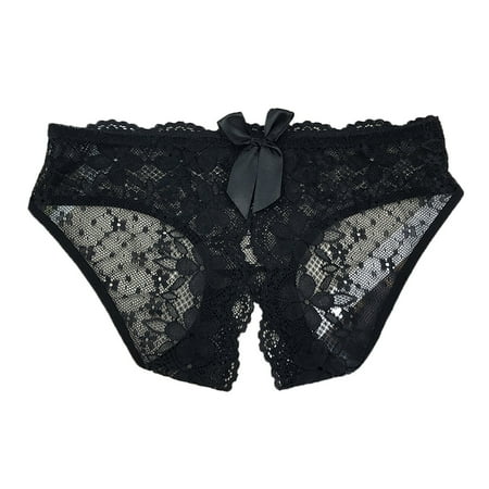 Crotchless Underwear for Women Cheeky Panties for Women One Size Lace Briefs Women s Lingerie Crotchless