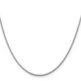 thumbnail image 2 of 14K White Gold Spiga Wheat Chain Styles Necklace 1.5 mm (Wheat) 18 inch, 2 of 4