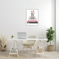 thumbnail image 2 of Stupell Industries Book Stack Fashion Candle Pink Rose, 24 x 30,Design by Amanda Greenwood, 2 of 8