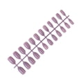 thumbnail image 1 of 24 piezas de uñas postizas Soidarity accesorio de moda para mujer Taro morado, 1 of 5