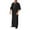 E-Black, variant on 2025 Men's Dress Shirts Mens Casual Loose Muslim Men's Clothing Arab Dubai Robe Middle Tall Men Button Down Shirts