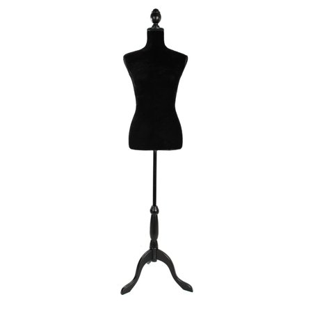 - Ktaxon Female Dress Form Pinnable Mannequin Body Torso with Wooden Tripod Base Stand