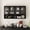 Black, variant on 47.25" Four-door Glass Wall Cabinet Storage, Wall-mounted,Suitable for Kitchen, Living Room, Bathroom,white