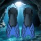 thumbnail image 2 of predolo Aletas de Snorkel Ajustables Ajustable Aletas de Esnórquel Ajustables Diseño Antideslizante Equipo Acuático para Adultos, Principiantes, Piscina, Mar, 2 of 9