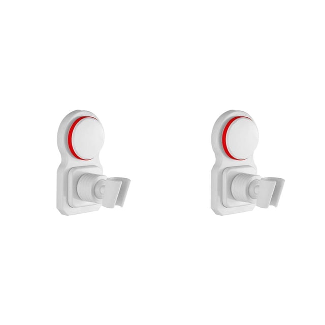 maskred Support Mural Réglable Rétractable à Ventouse Sans Perçage Clou - Support Sans Perçage pour Salle de Bain SPA Blanc 2ensemble