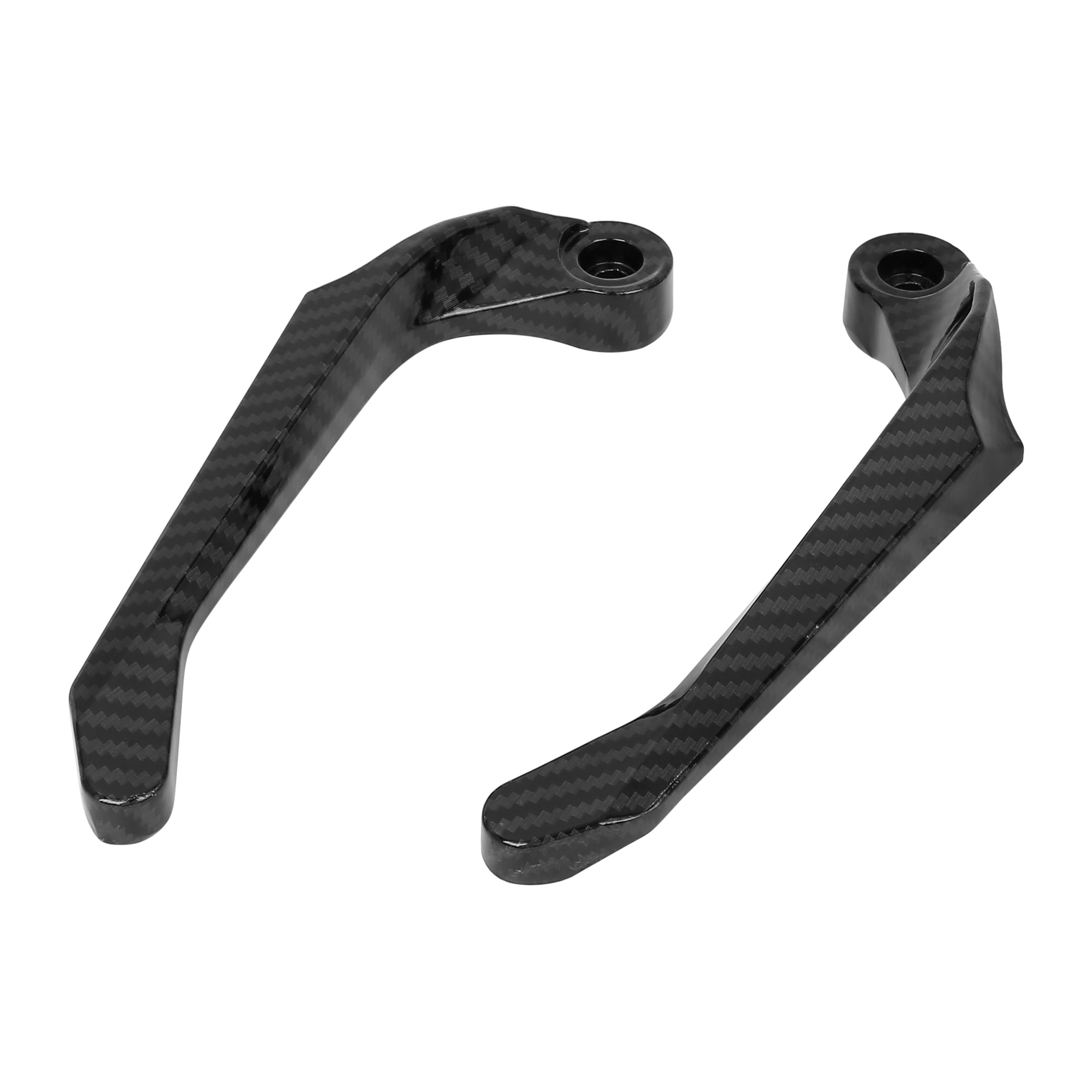 1 Pair Universal Black Carbon fiber Handlebar Brake Clutch