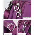 thumbnail image 6 of CAREFORM 3-Layers Crossbody Bag Cellphone Pouch Armband Wallet Nylon Smartphone Purse with Earphone Hole, 6 of 7