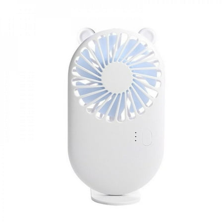 

[CLEARANCE sales]Hand Holding Pocket USB Charging Portable Handheld Desktop Fan White