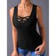 thumbnail image 1 of Camisa de cami casual entrecruzada para mujer Camiseta sin mangas sin mangas Blusa básica con cordones Xemadio CJWUS-3846, 1 of 1