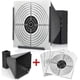 thumbnail image 2 of 14 X 14cm Target Stand + 100 Targets Air Pellet Trap Airsoft Rifle Black Funnel Banmo, 2 of 4