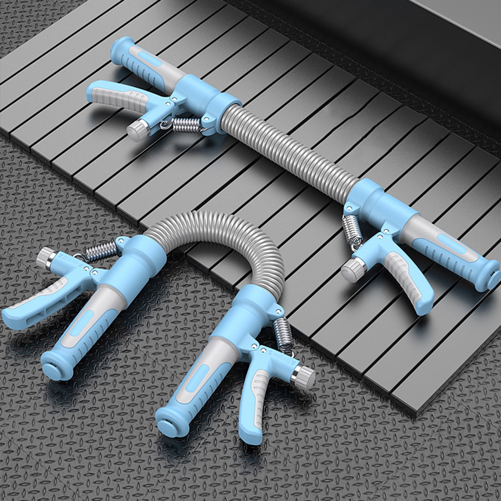 YIFAEUX Twister Arm Trainer Grip Strengthener Adjustable Resistance 2-In-1 Power Twister Bar Grip Power Chest Workout Exerciser Home Gym Fitness Equipment