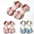 thumbnail image 7 of Otqutp Little Kid Sneakers Girl Princess Sandals Baotou Soft Sole Non Slip Shoes Bow Shoes Fashion Casual Shoes Casual Flower Girls Footwear Dress Shoes, 7 of 7